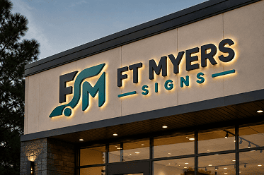 Channel letter signs Fort Myers FL illuminated business signage